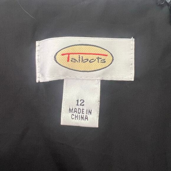 Vintage Talbots Pinup Polka Dot Dress Size 12 - Picture 4 of 5